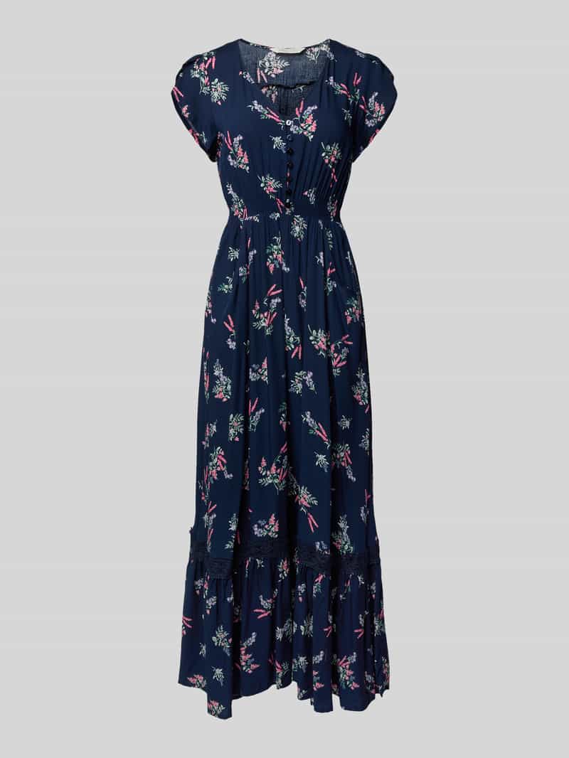 Apricot Maxi-jurk van viscose met knoopsluiting