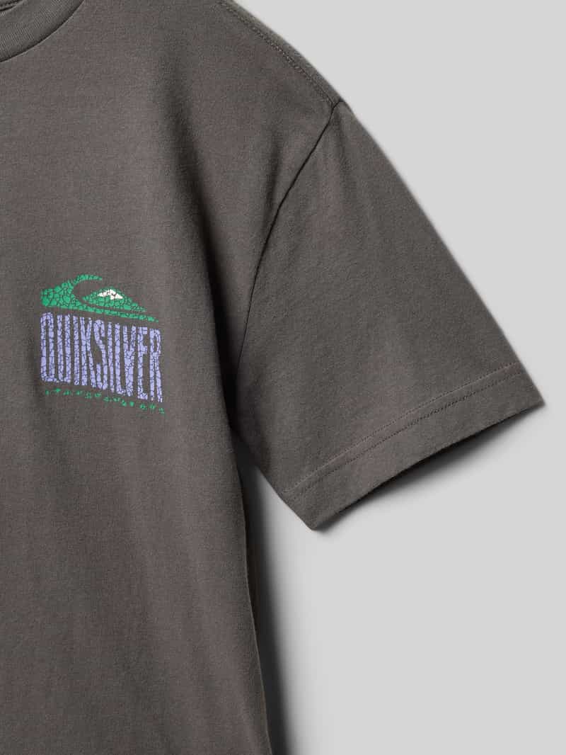 Quiksilver T-shirt met labelprint