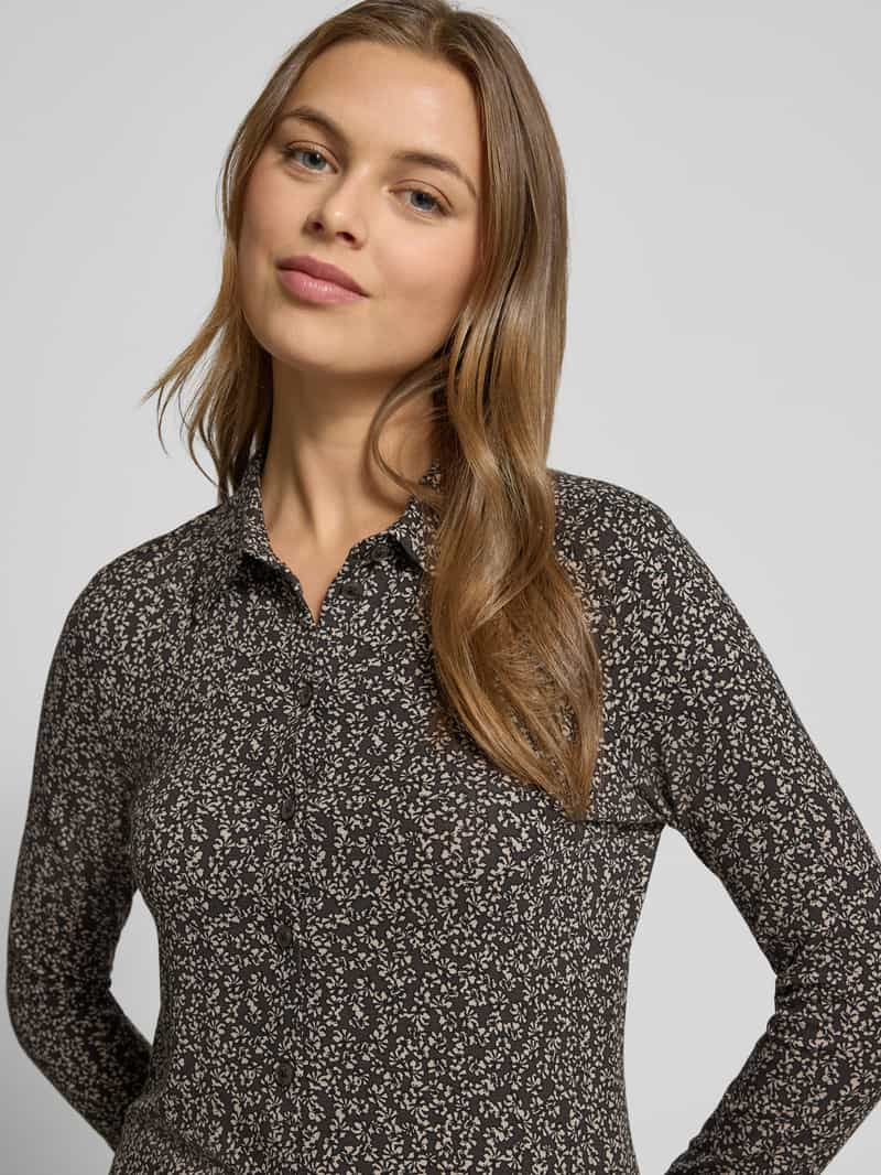 Marc O'Polo Regular fit shirt met lange mouwen van viscosemix