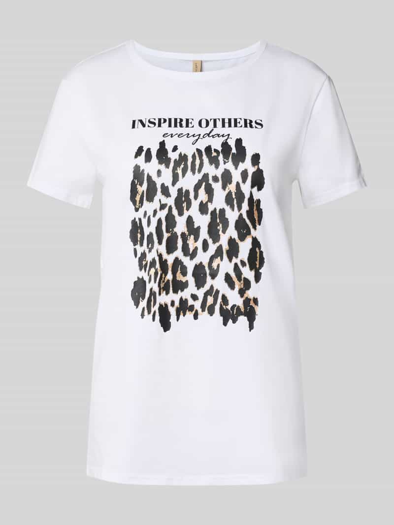 Soyaconcept T-shirt met statementprint model 'RINA'