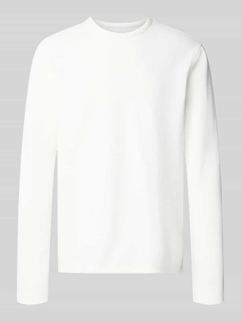 MCNEAL Longsleeve met structuurpatroon en ronde halslijn