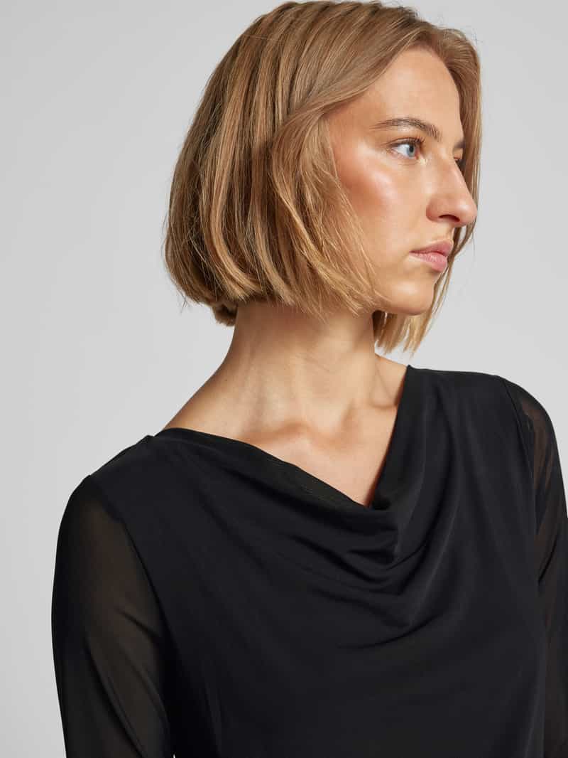 comma Midi-jurk in laagjeslook