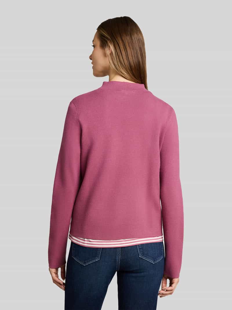 Tom Tailor Denim Pullover met mock neck