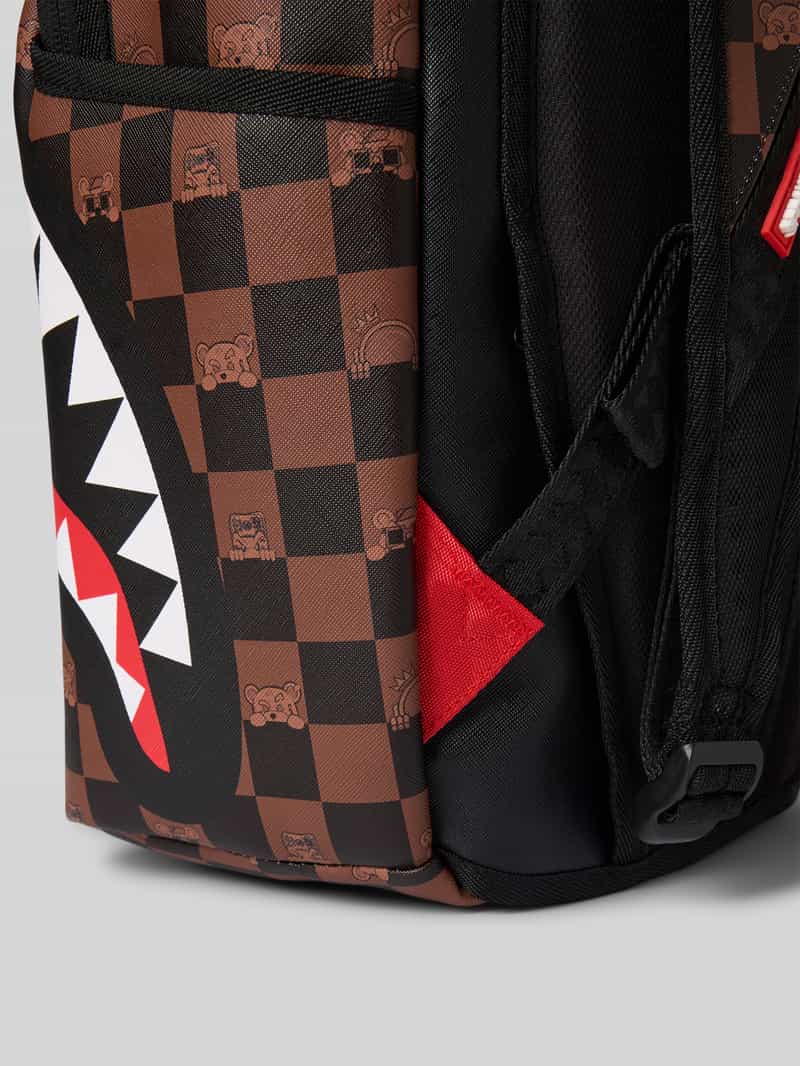 Sprayground Rugzak met labelbadge model 'Peeking Character'