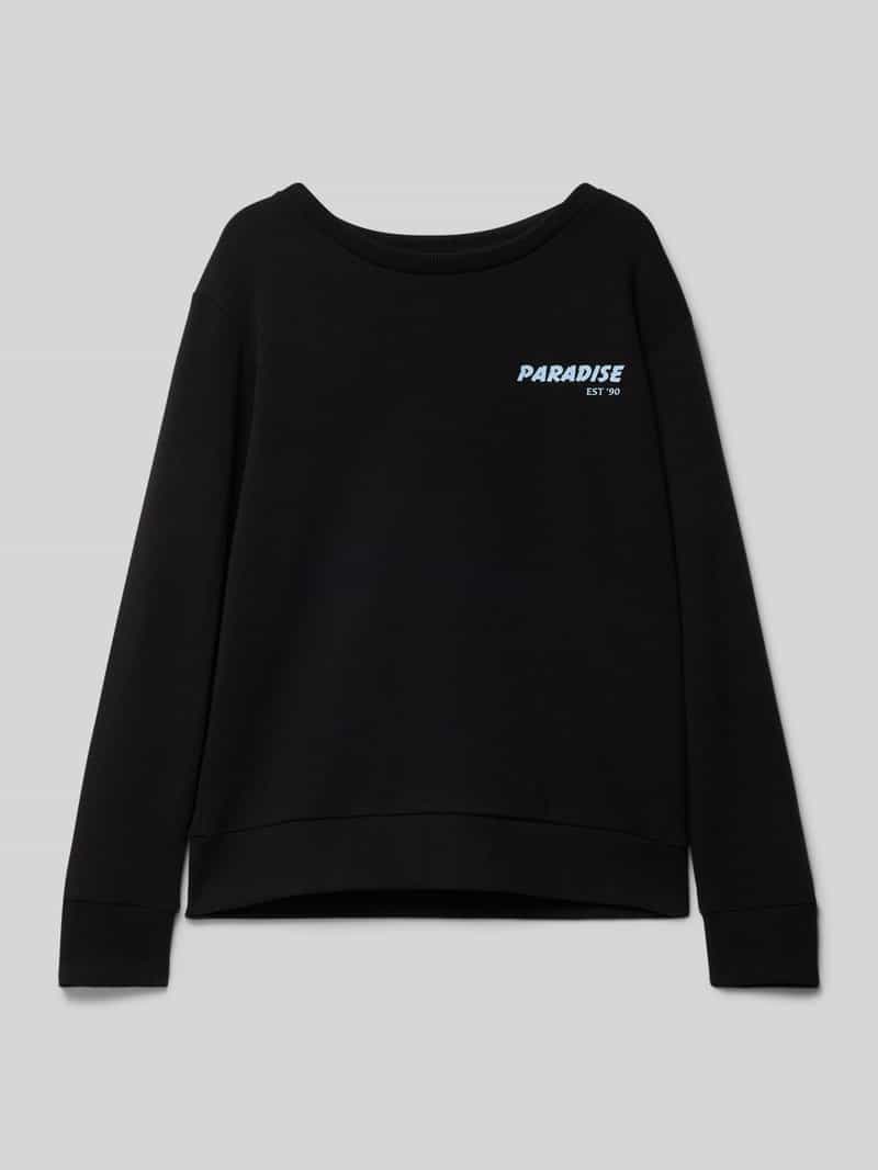 jack & jones Comfort fit sweatshirt met statementprint