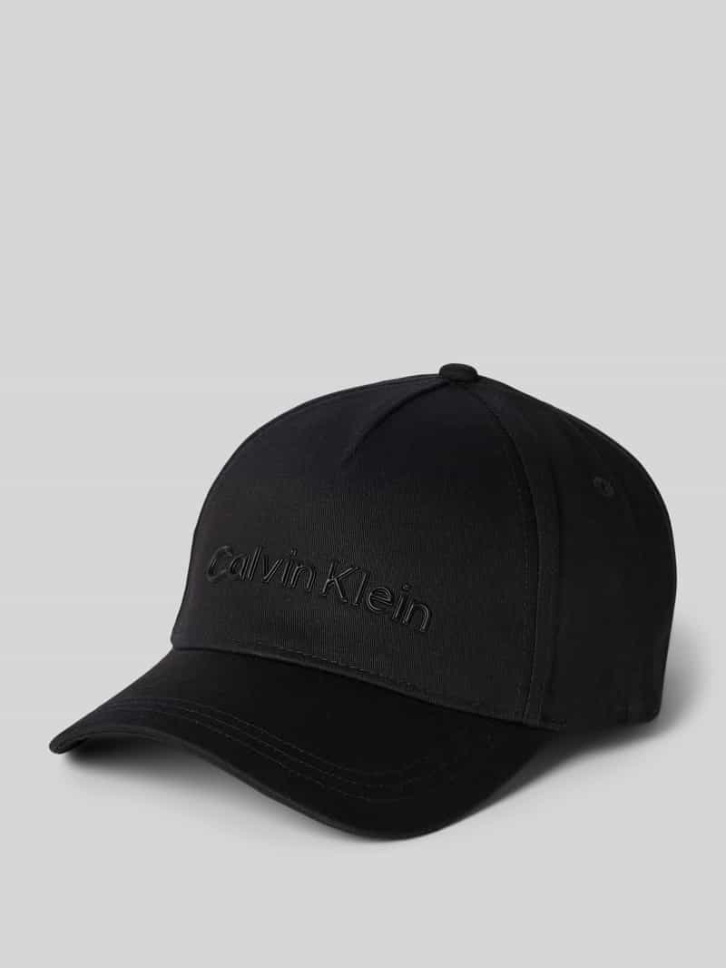 CK Calvin Klein Baseballpet met labelprint, model 'CK MUST'