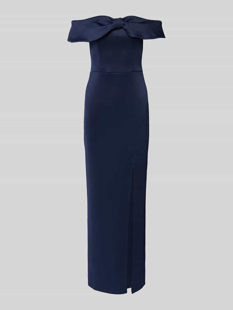 Lipsy Off shoulder-jurk met loopsplit