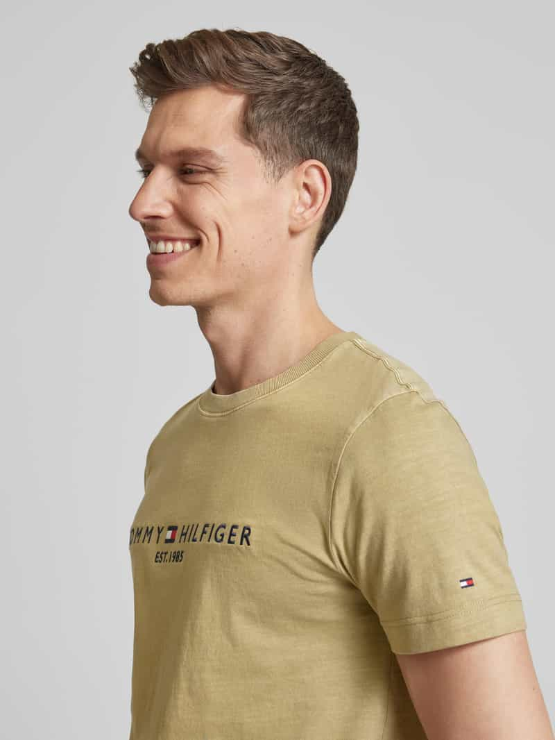 Tommy Hilfiger T-shirt met labelstitching