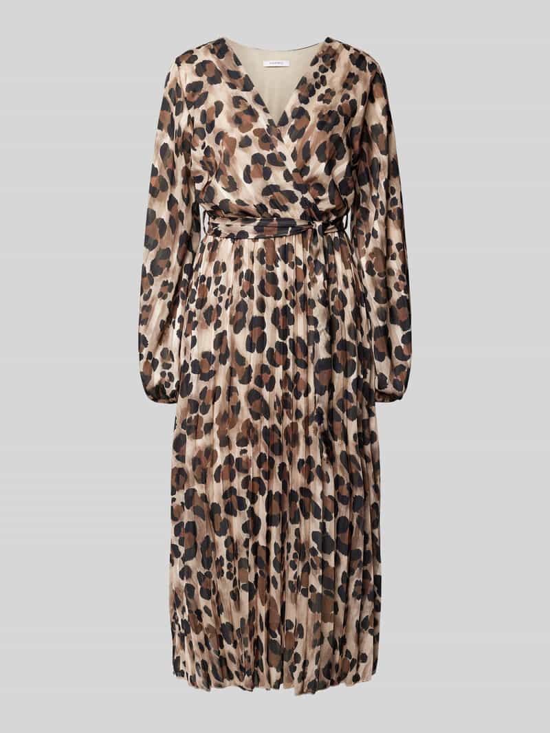 ZABAIONE Midi-jurk in wikkellook van plissévouwen