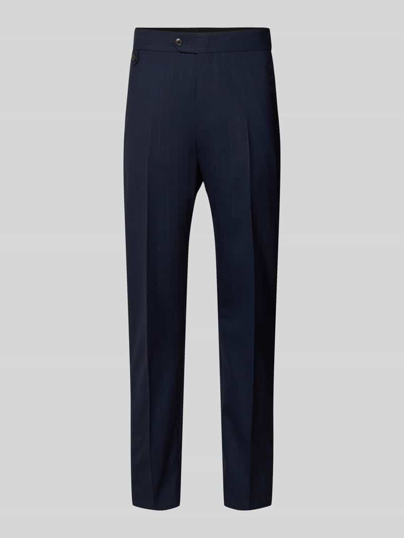Regular fit pantalon van wolmix model 'Tense'