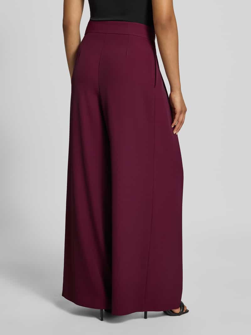 RINASCIMENTO wide leg stoffen broek met ritszakken