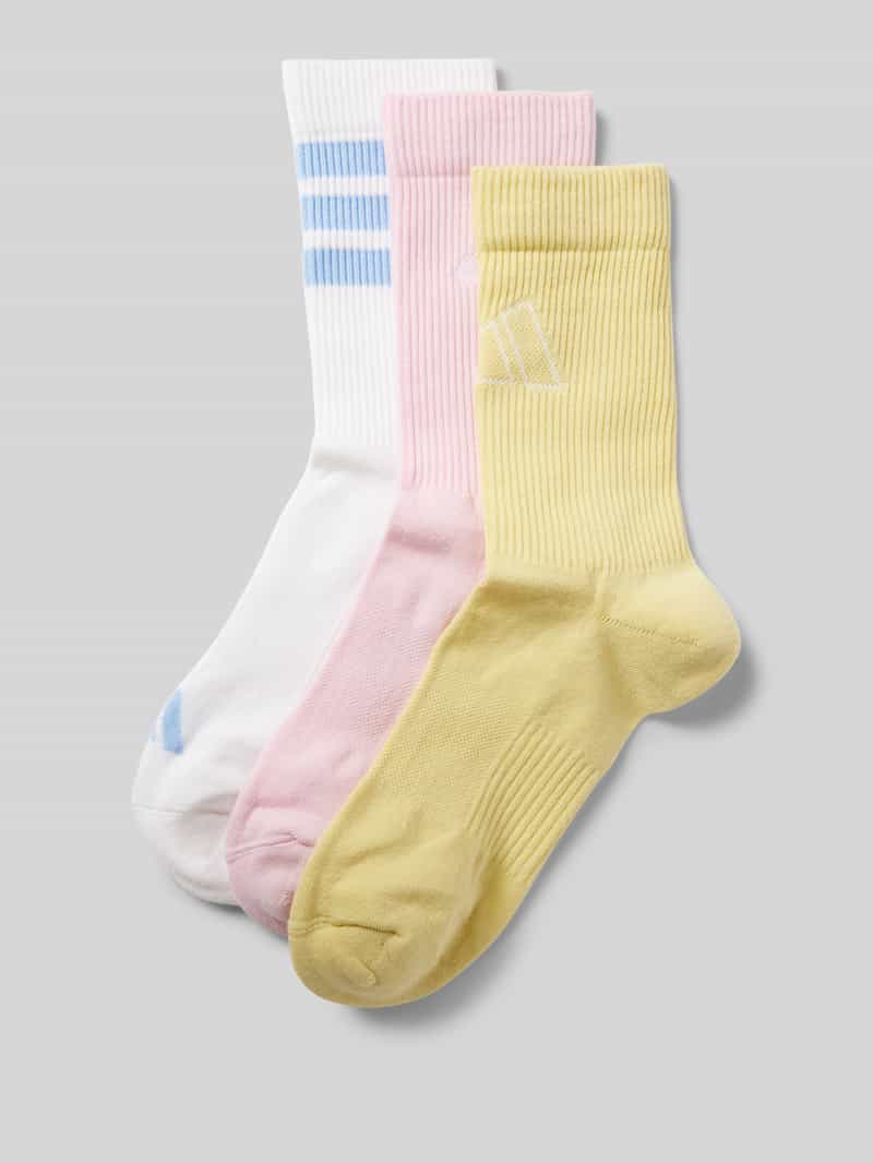 ADIDAS SPORTSWEAR Sokken met labelstitching in een set van 3 paar