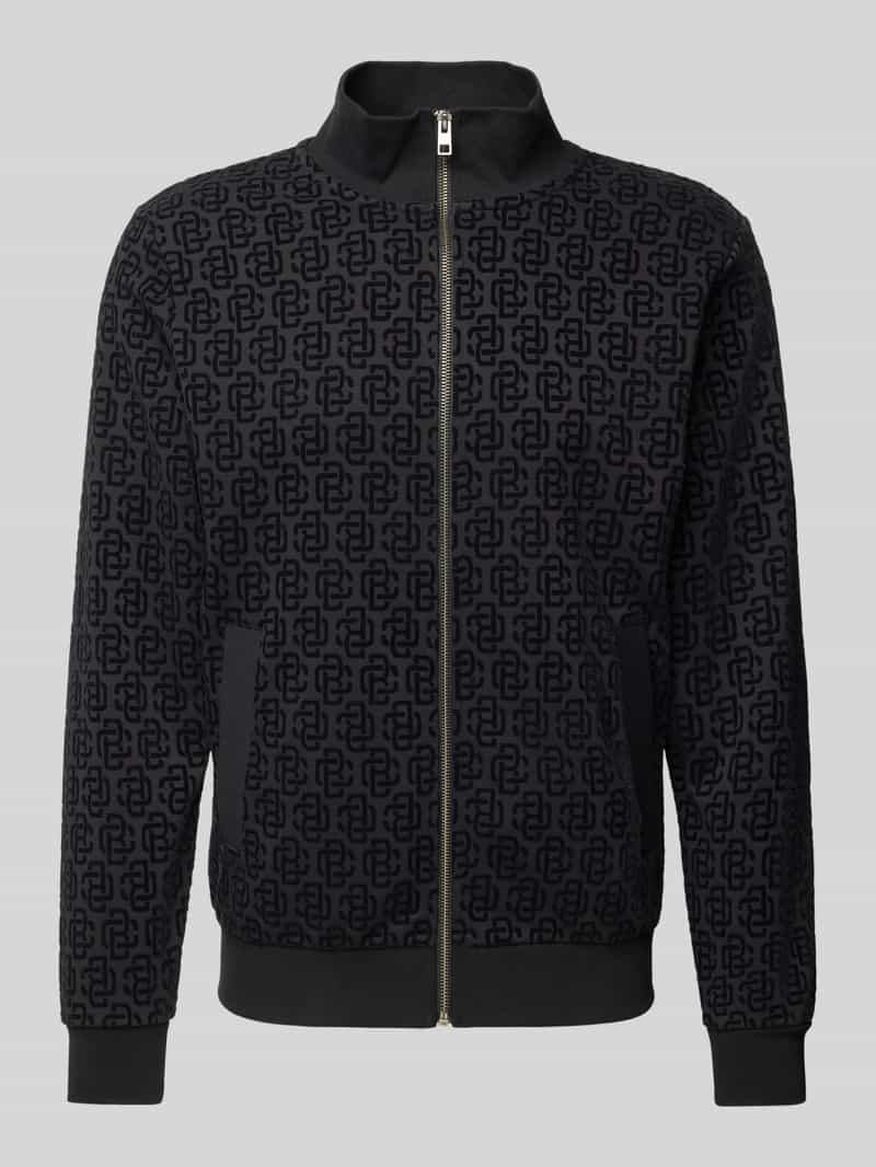Christian Berg Men Sweatjack met opstaande kraag