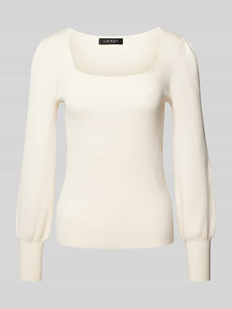 Lauren Ralph Lauren Gebreide pullover met vierkante hals, model 'DIEKA'