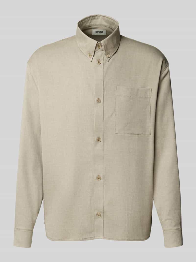drykorn Regular fit vrijetijdsoverhemd met button-downkraag model 'FENRIC'