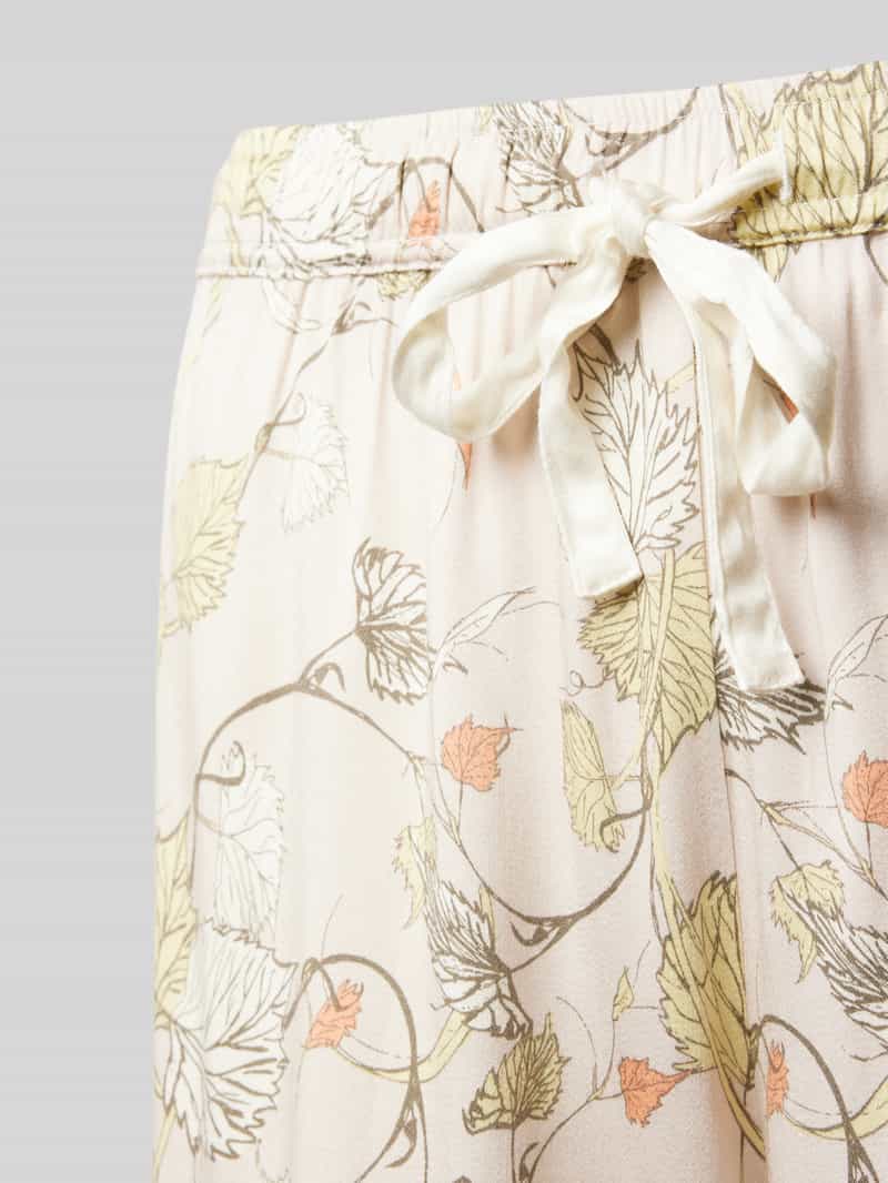 CCDK Copenhagen Relaxed fit korte pyjamabroek met kant model 'Kaitlyn'