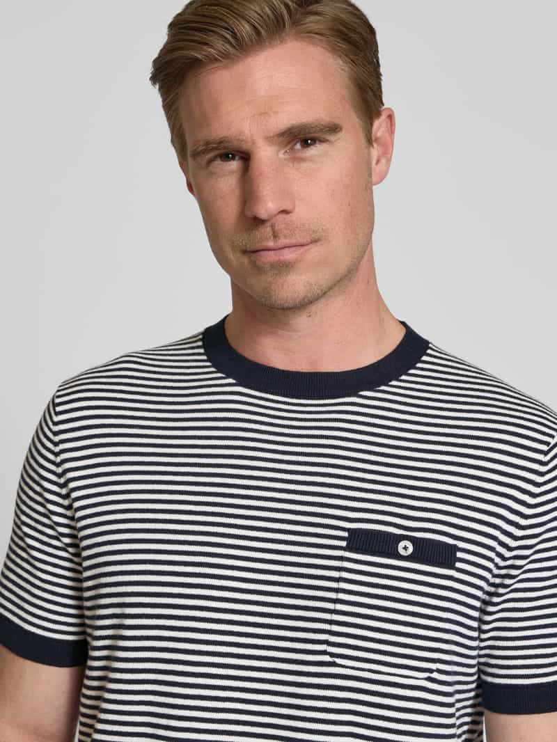 Bugatti T-shirt met borstzak