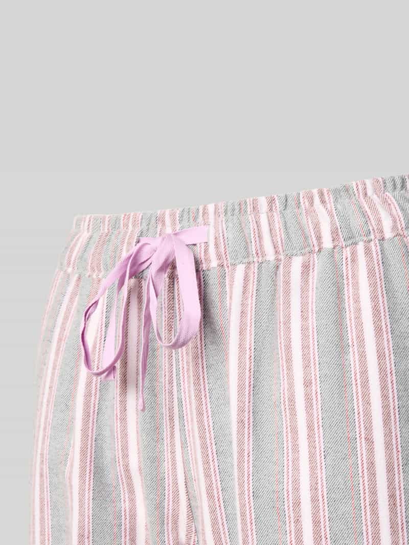 Schiesser Pyjamabroek met elastische band en tunnelkoord