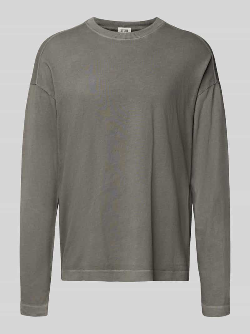 drykorn Shirt met lange mouwen en ronde hals model 'MARRIO'