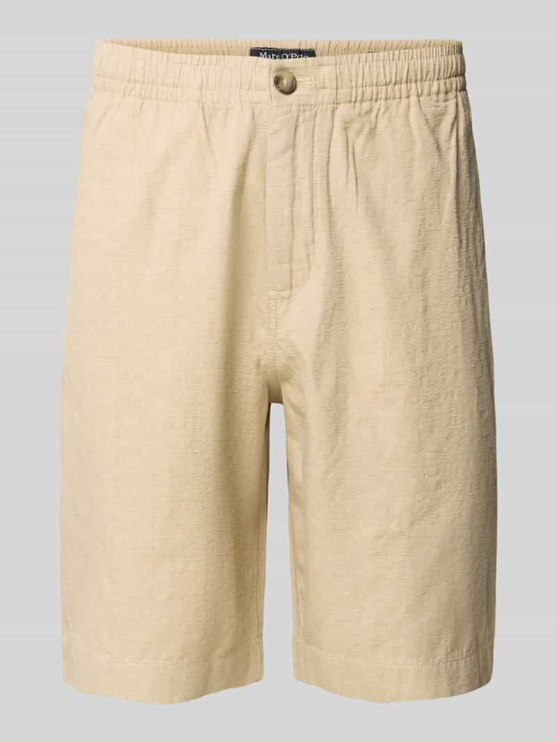 Marc O'Polo Relaxed fit bermuda van puur katoen