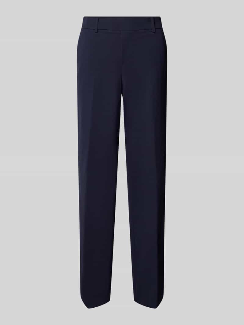 STEHMANN Straight leg stoffen broek met steekzakken model 'Fenja'