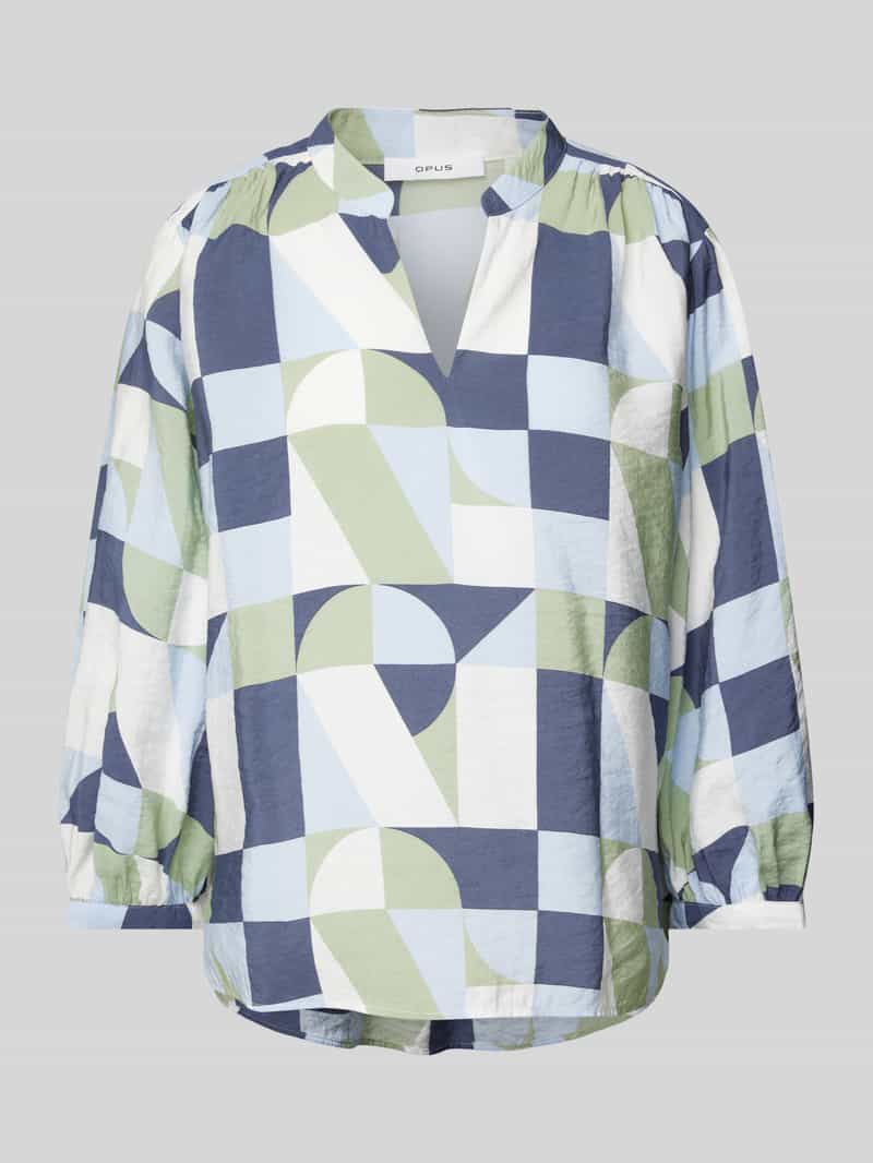 Opus Blouseshirt met V-hals model 'Falinde'