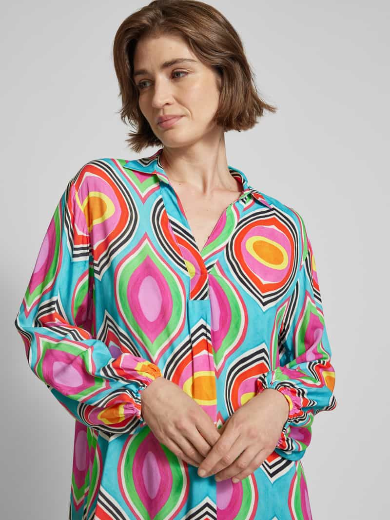 Emily Van den Bergh Midi-jurk met tuniekkraag