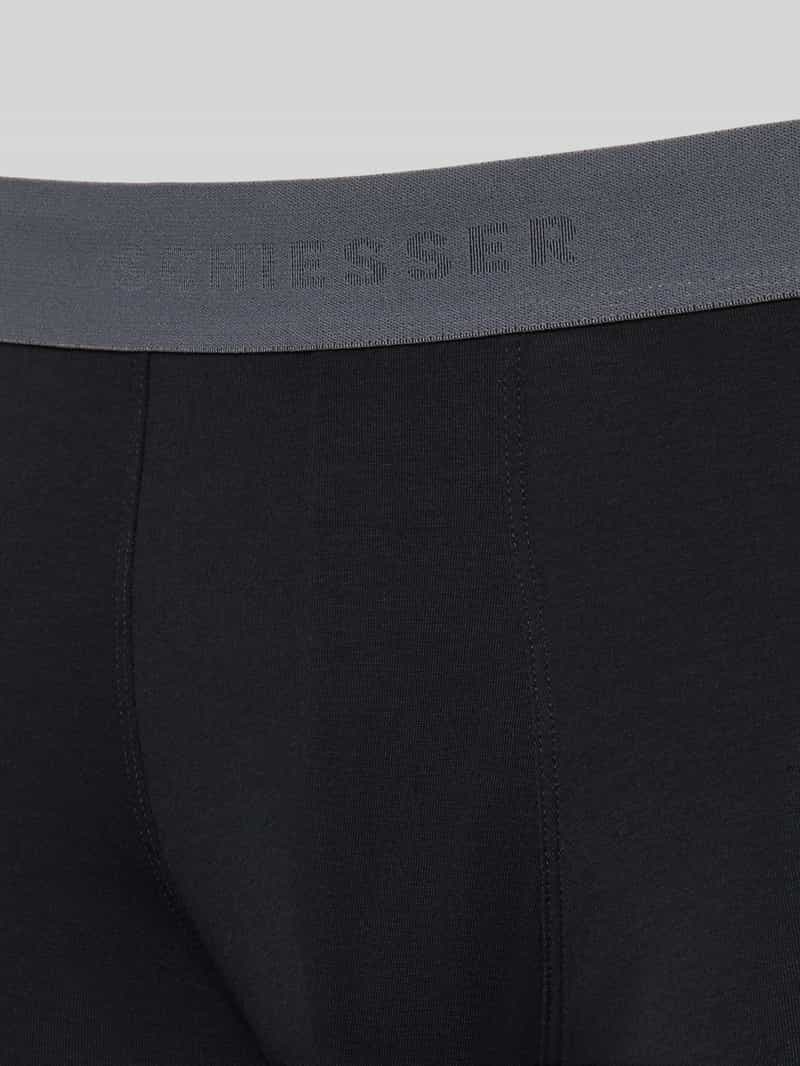 Schiesser Boxershort met elastische logoband in een set van 3 stuks