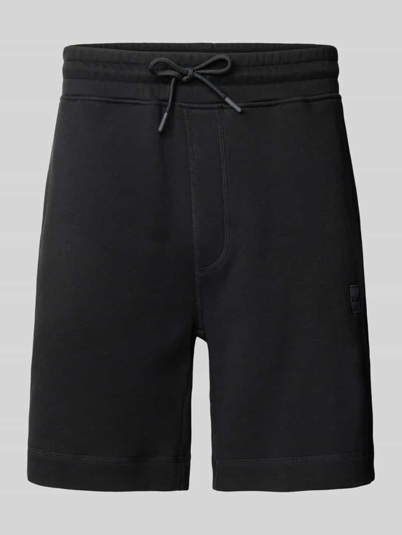 Boss Orange Regular fit sweatshorts van puur katoen