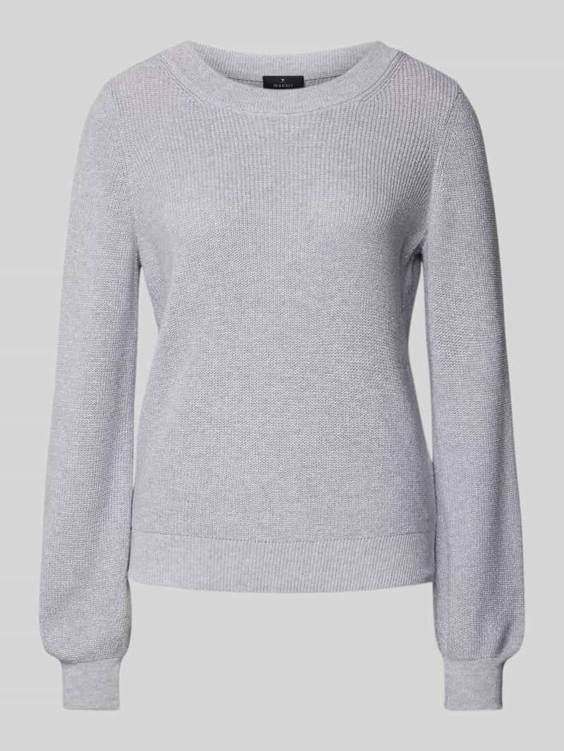 monari Gebreide pullover met ballonmouwen