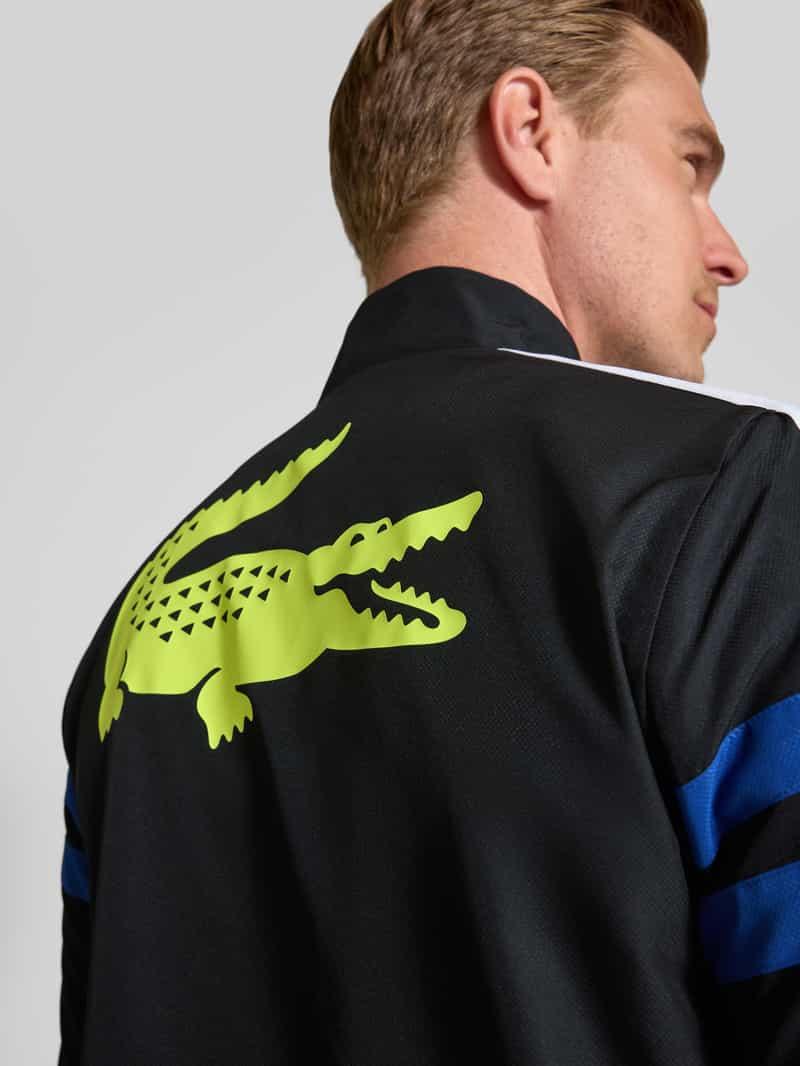 Lacoste Regular fit trainingspak met contraststrepen