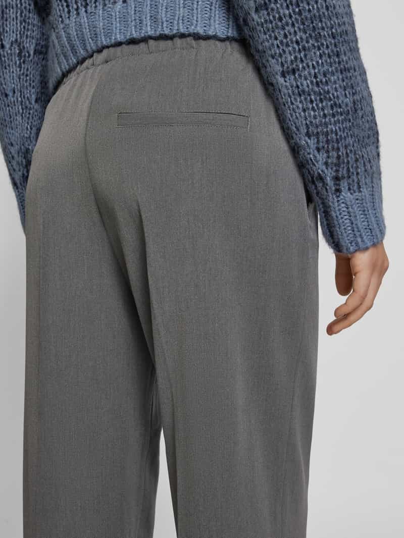 Selected Femme Stoffen broek met wijde pijpen en elastische band