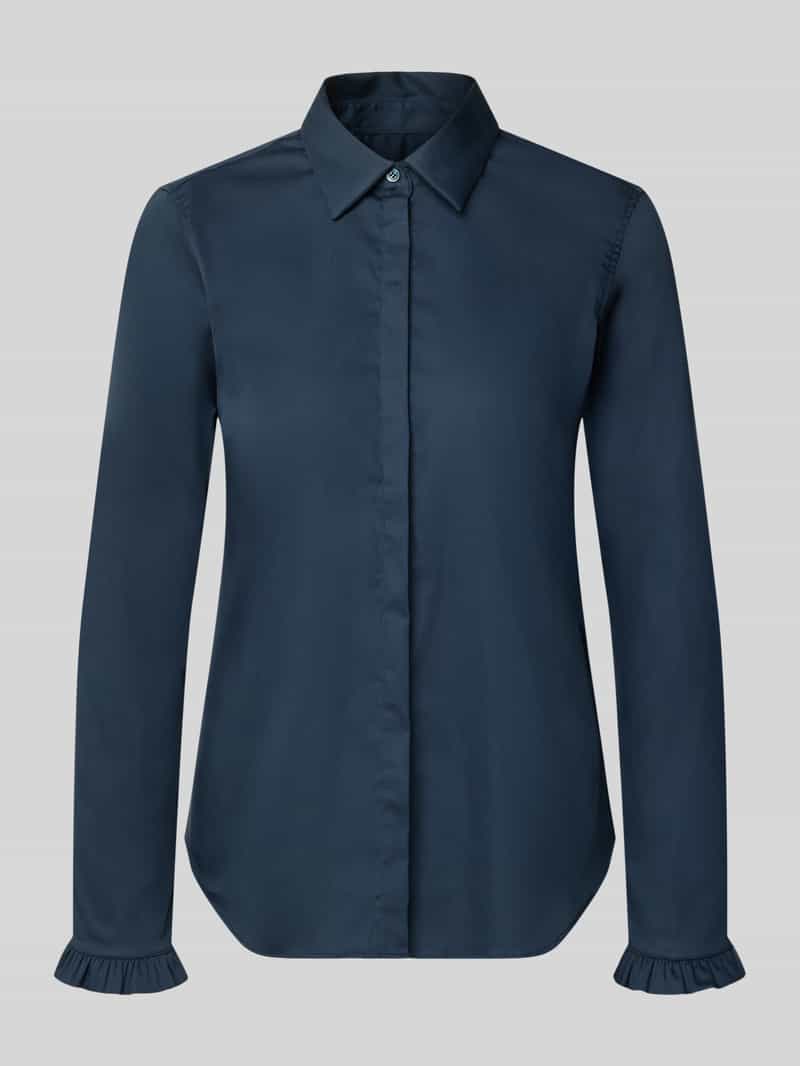 MOS MOSH overhemdblouse van katoenmix model 'Mattie'