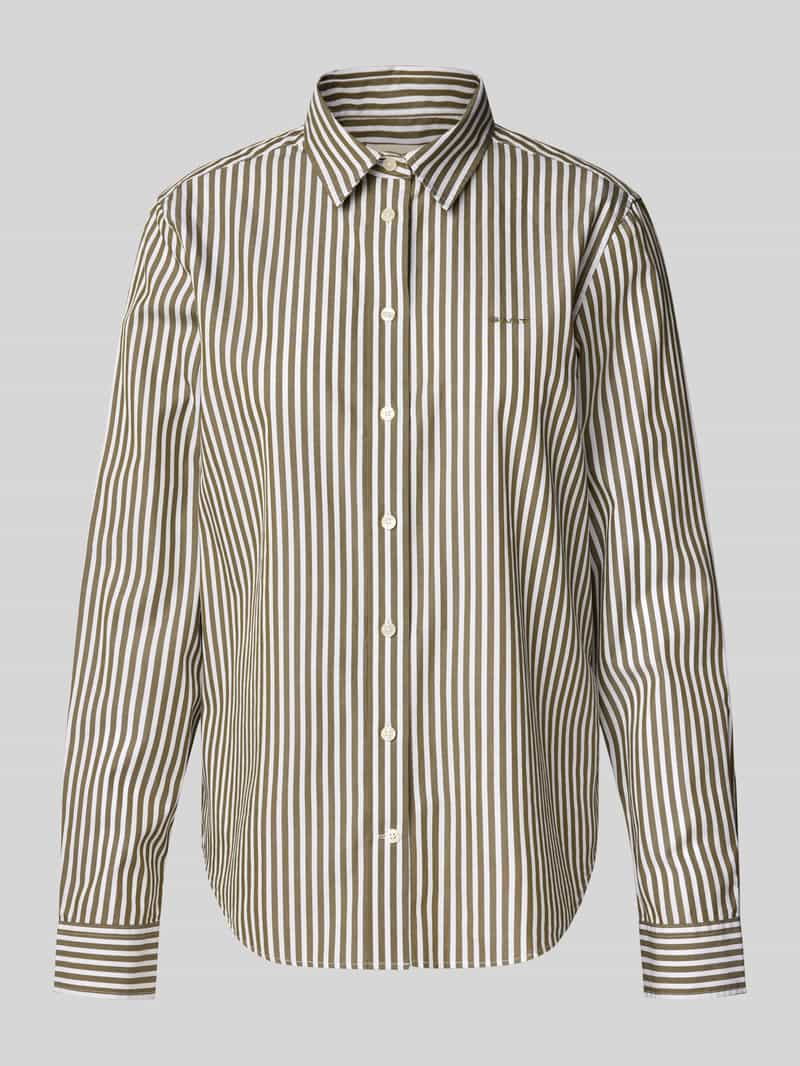 Gant Regular fit overhemdblouse van puur katoen met logostitching