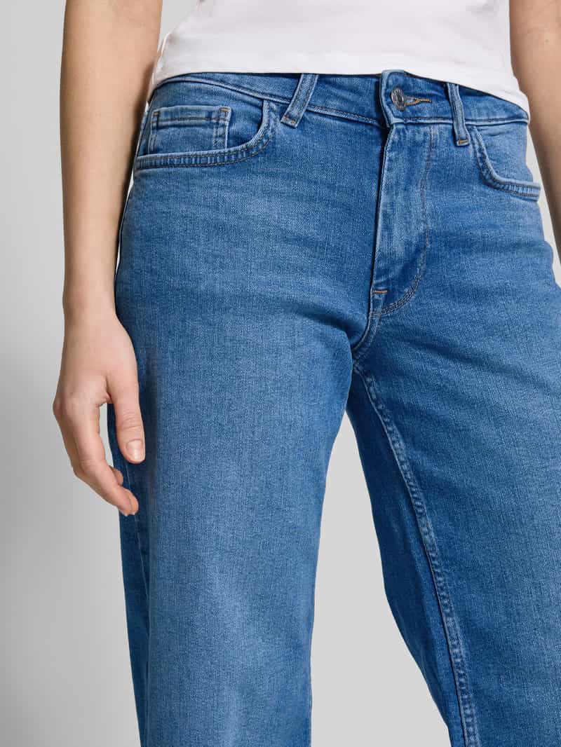 Only Regular fit low rise jeans van een katoenmix model 'CHRIS'