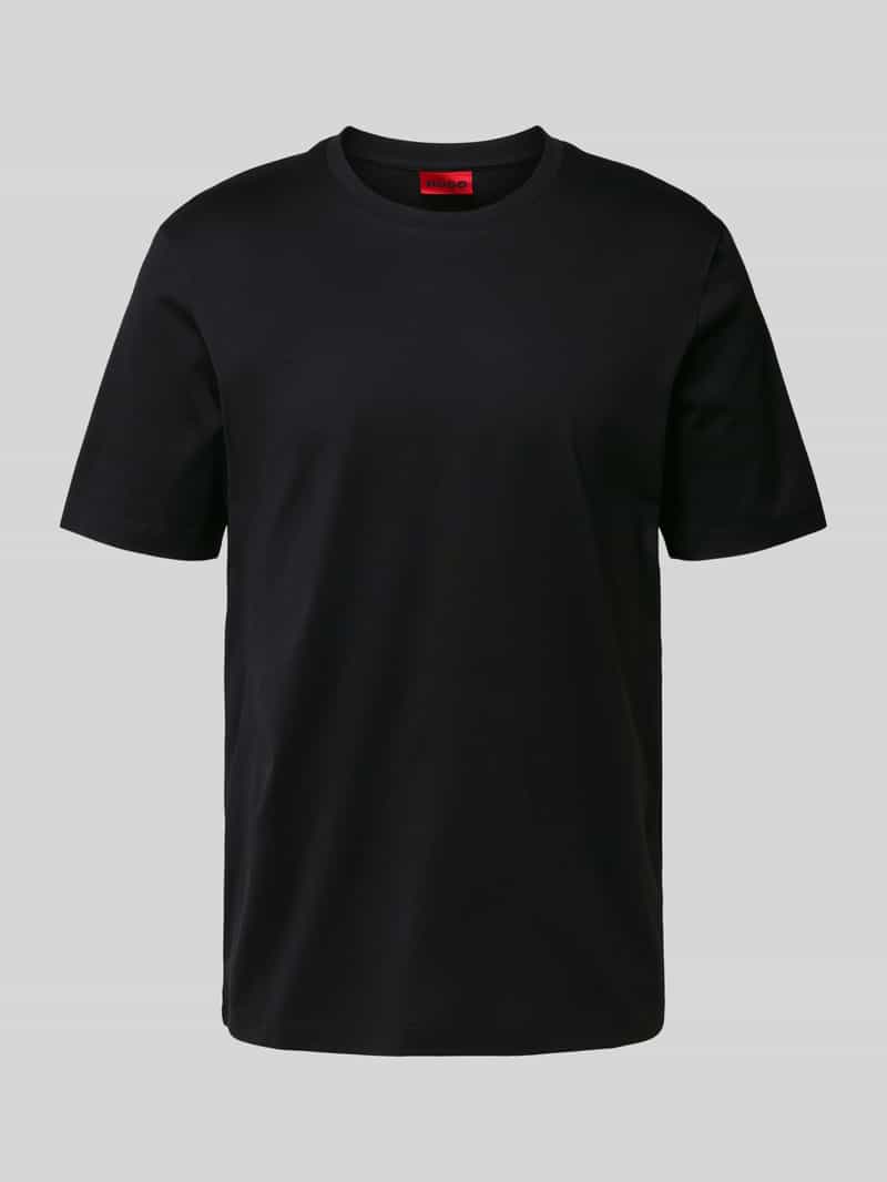 HUGO Regular fit T-shirt van puur katoen model 'DIMERSTEE'