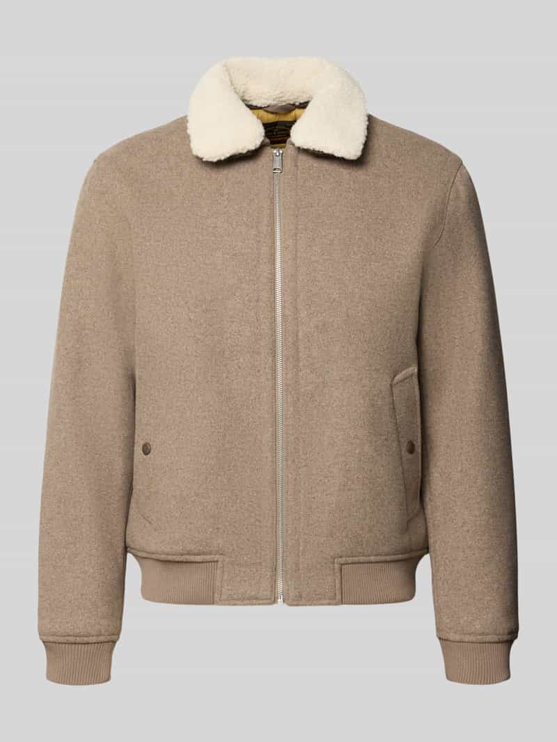 JACK & JONES Premium Regular fit jack met platte kraag en ritssluiting