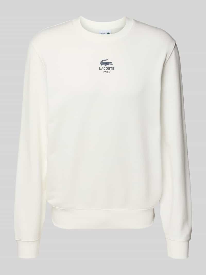 Lacoste Regular fit sweatshirt van puur katoen