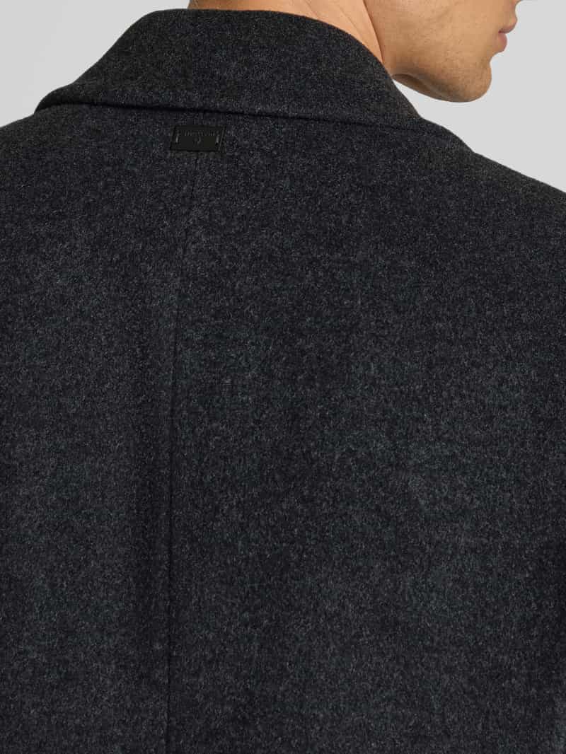 Strellson Regular fit lange wollen jas met kasjmier model 'ADRIA 3.0'