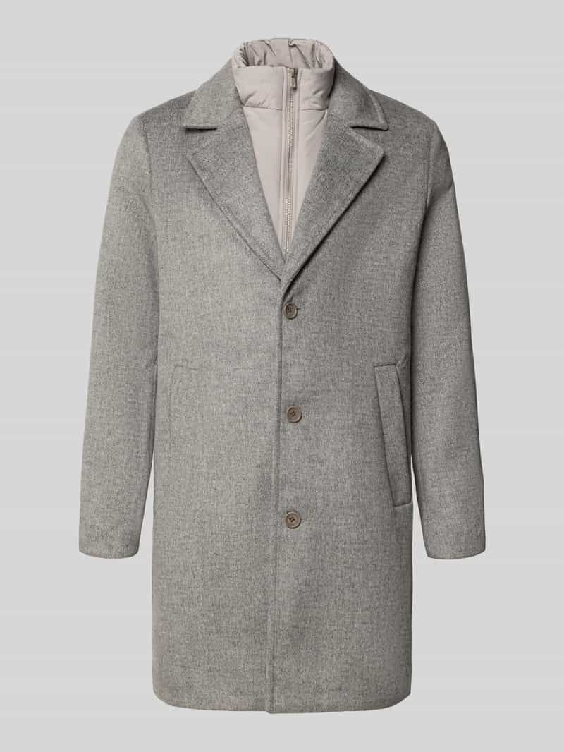 JACK & JONES Premium Loose fit lange jas met wol Model 'BLASTANFORD'