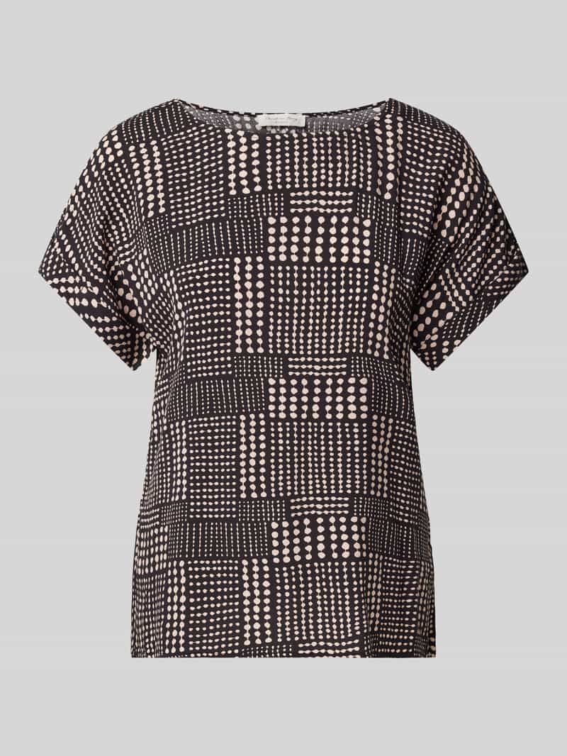 Christian Berg Woman Regular fit blouseshirt met kapmouwen