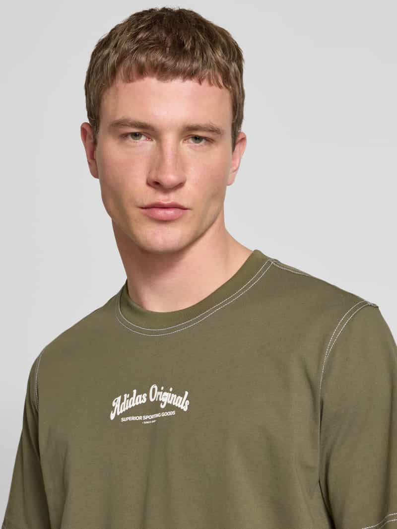adidas Originals T-shirt met labelprint