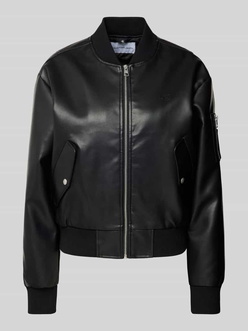 Calvin Klein Jeans Bomberjack in leerlook