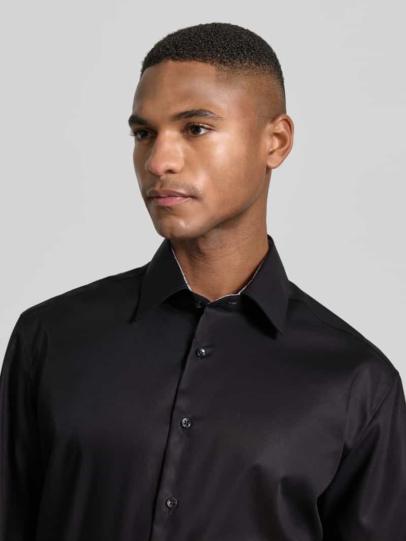 Eterna Modern fit zakelijk overhemd met knoopsluiting