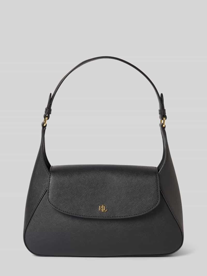 Lauren Ralph Lauren Leren handtas met labelapplicatie model 'SCHYLAR'