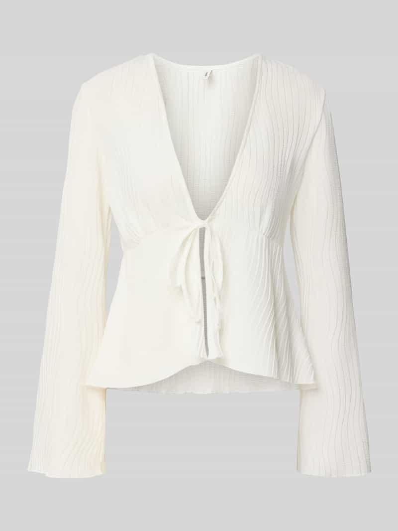 Only Slim fit cardigan van elastische crêpe model 'CAMILLE'