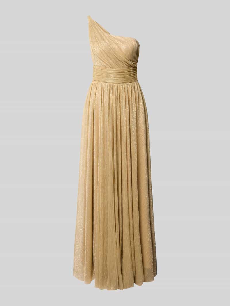 TROYDEN COLLECTION Avondjurk met one shoulder-band