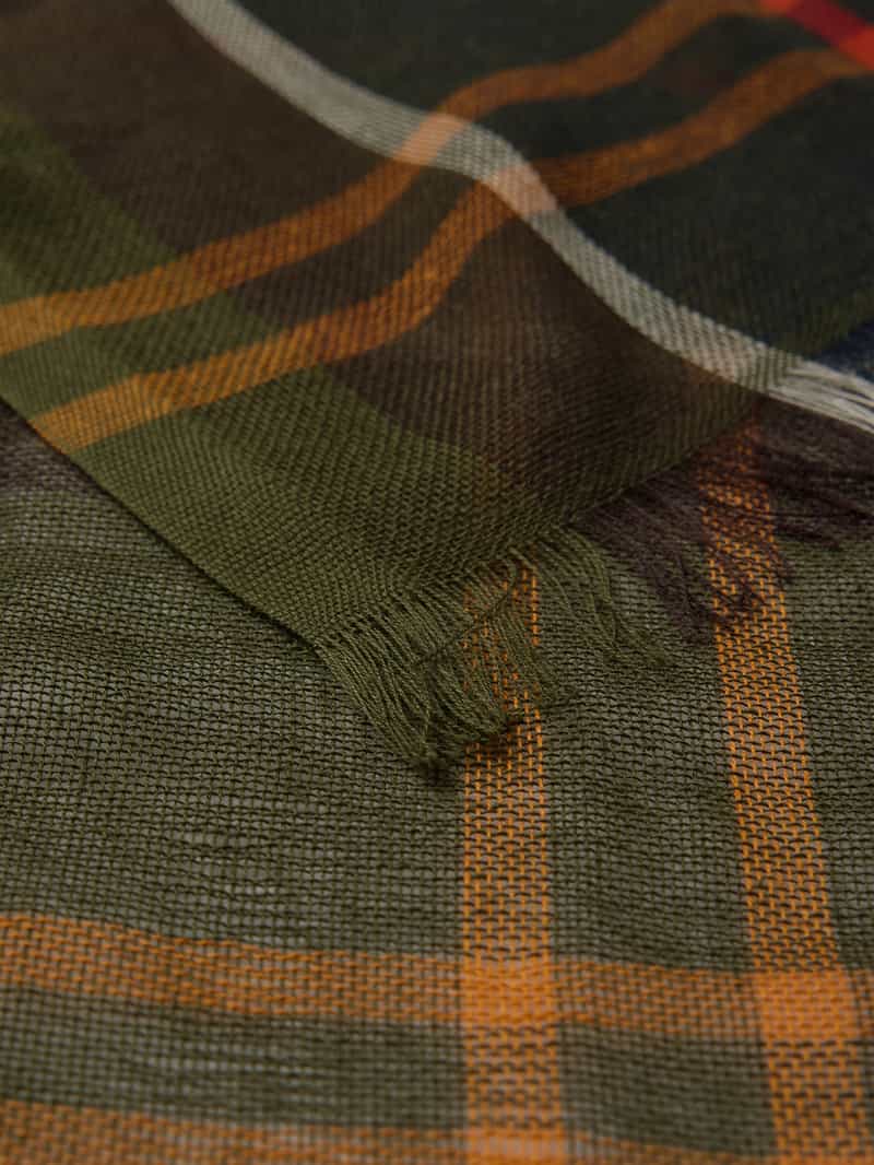Barbour Sjaal met rafels