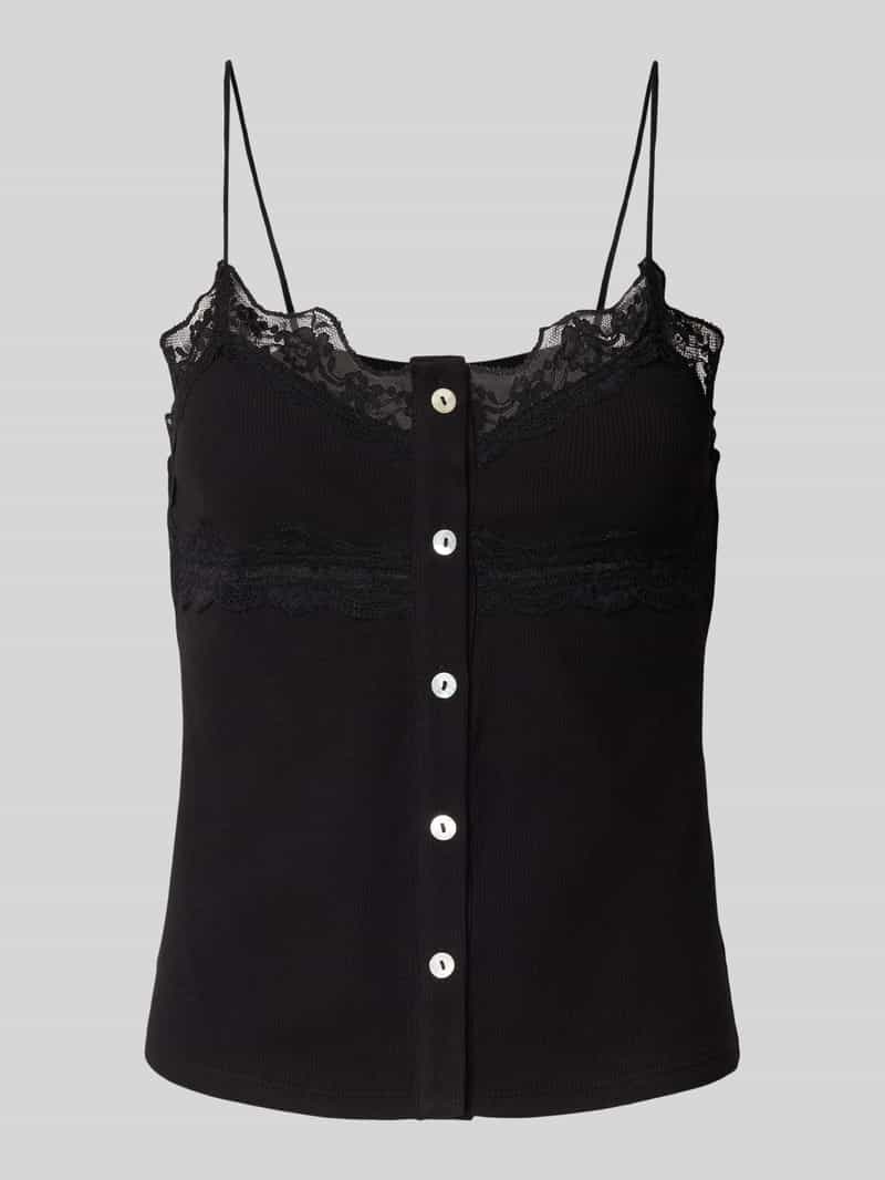 Only Slim fit top van katoenmix model 'LUKKA'