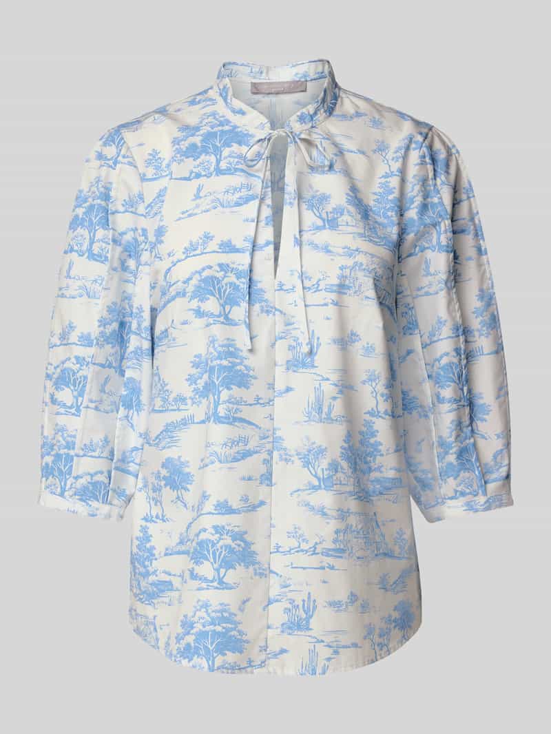 Christian Berg Woman Selection Regular fit blouse met druppelvormige hals